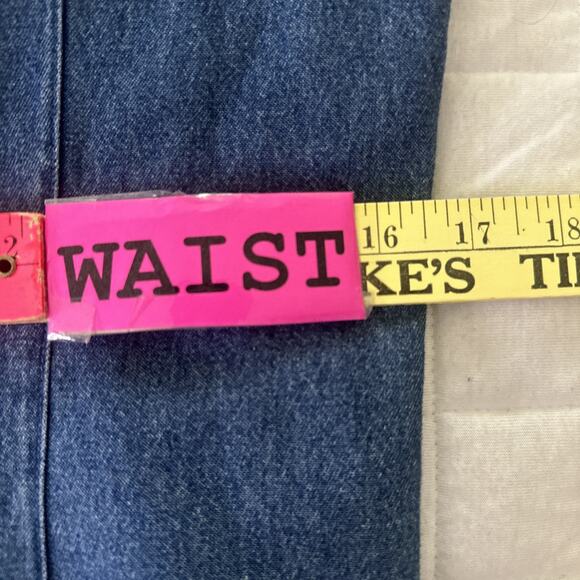 BLUE J Womens Shirt Dress Small Blue Denim Turquoise Snap Shift Retro 90s Boho - Picture 8 of 10